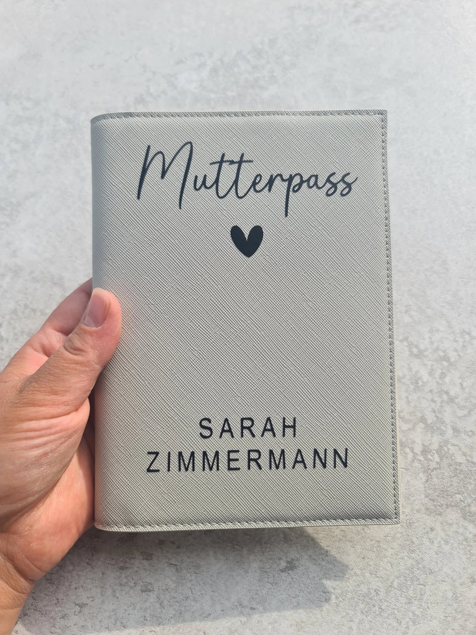 Personalisierte Mutterpasshülle