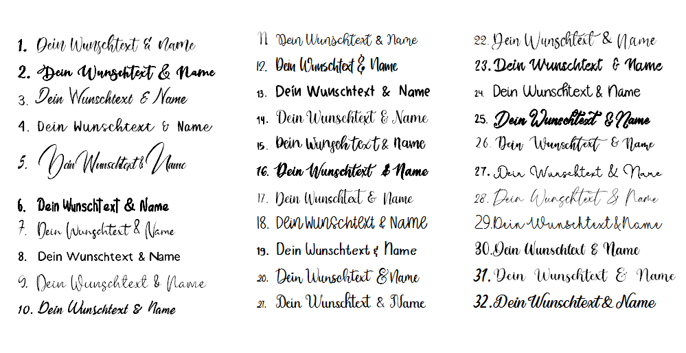 Bilderrahmen in Gold mit getrockneten Blumen, personalisierter Text