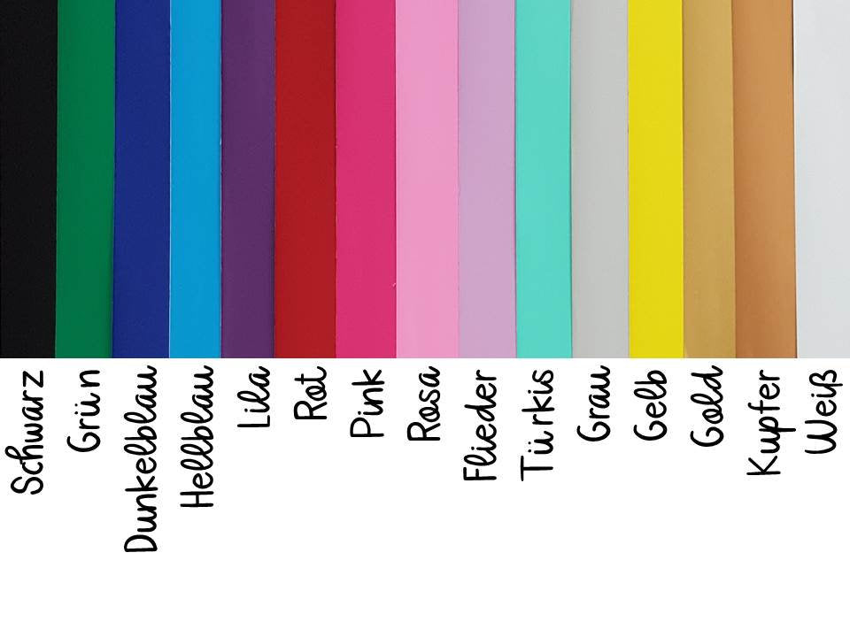 Aufkleber aus Vinyl für Gläser, Schriftzug, personalisiert