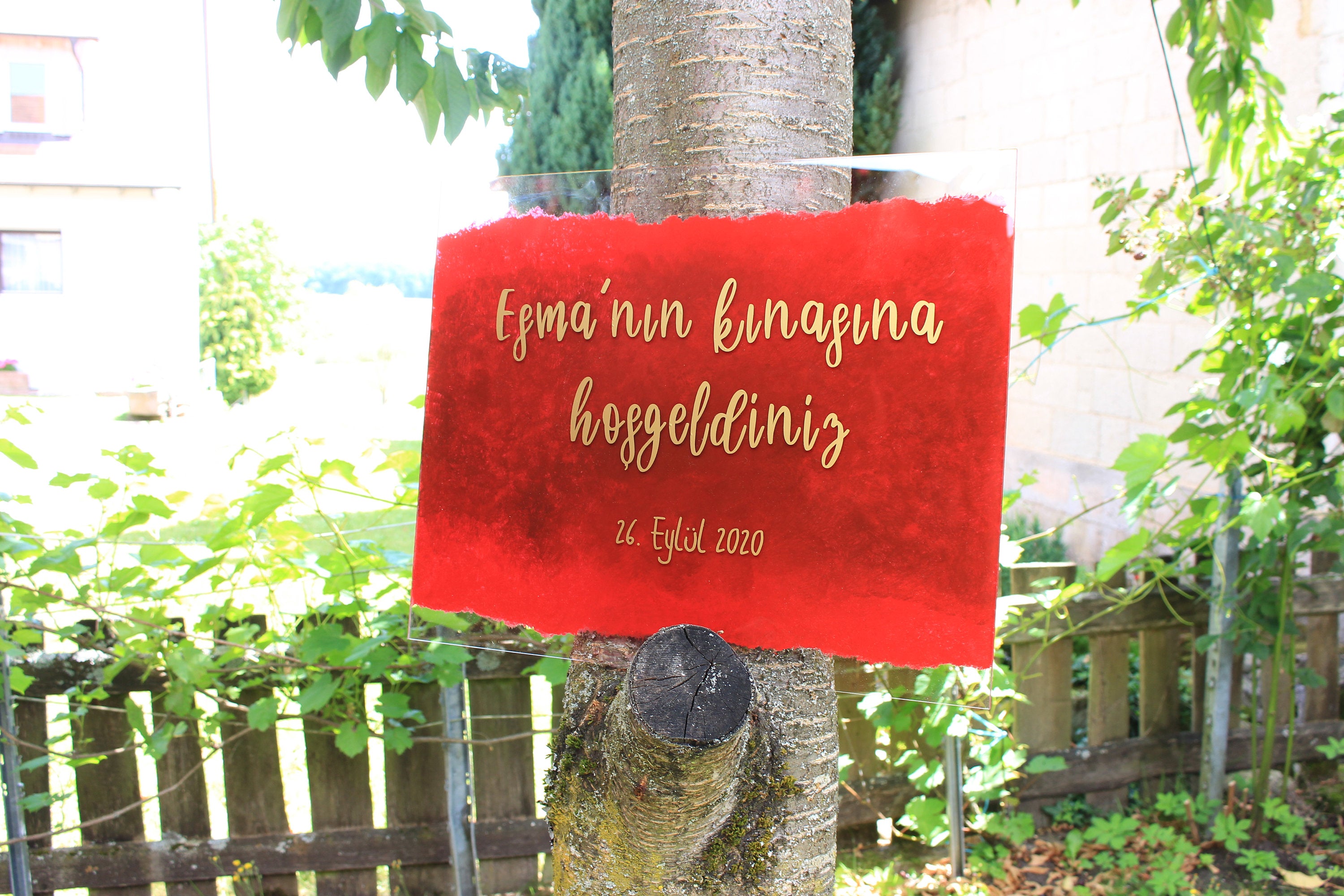 Aufkleber, Schriftzug, personalisiert für Willkommensschild, Sticker Hochzeit, Feiern, Geburtstag, Hennaabend, Verlobung, Trauung