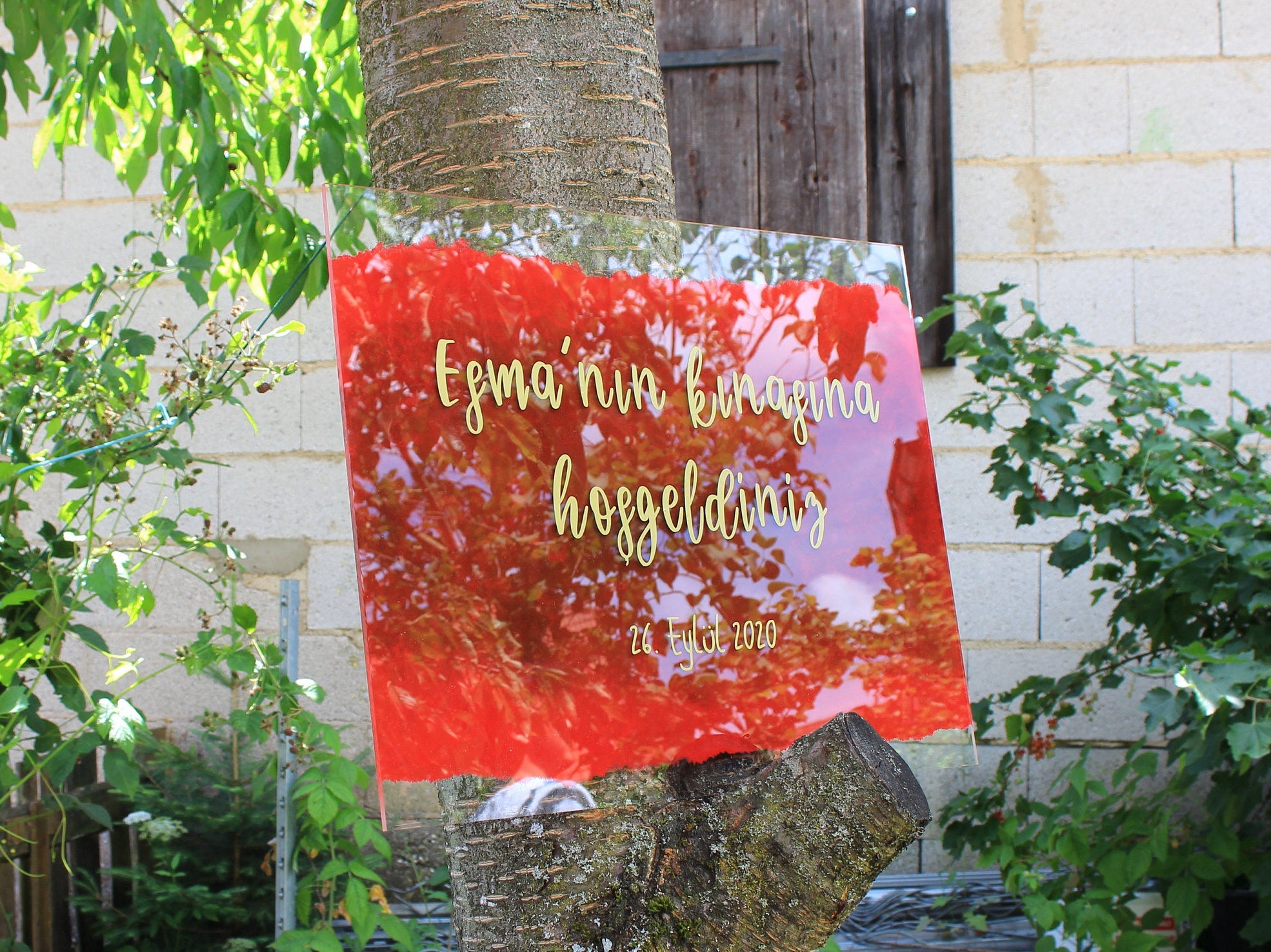 Aufkleber, Schriftzug, personalisiert für Willkommensschild, Sticker Hochzeit, Feiern, Geburtstag, Hennaabend, Verlobung, Trauung