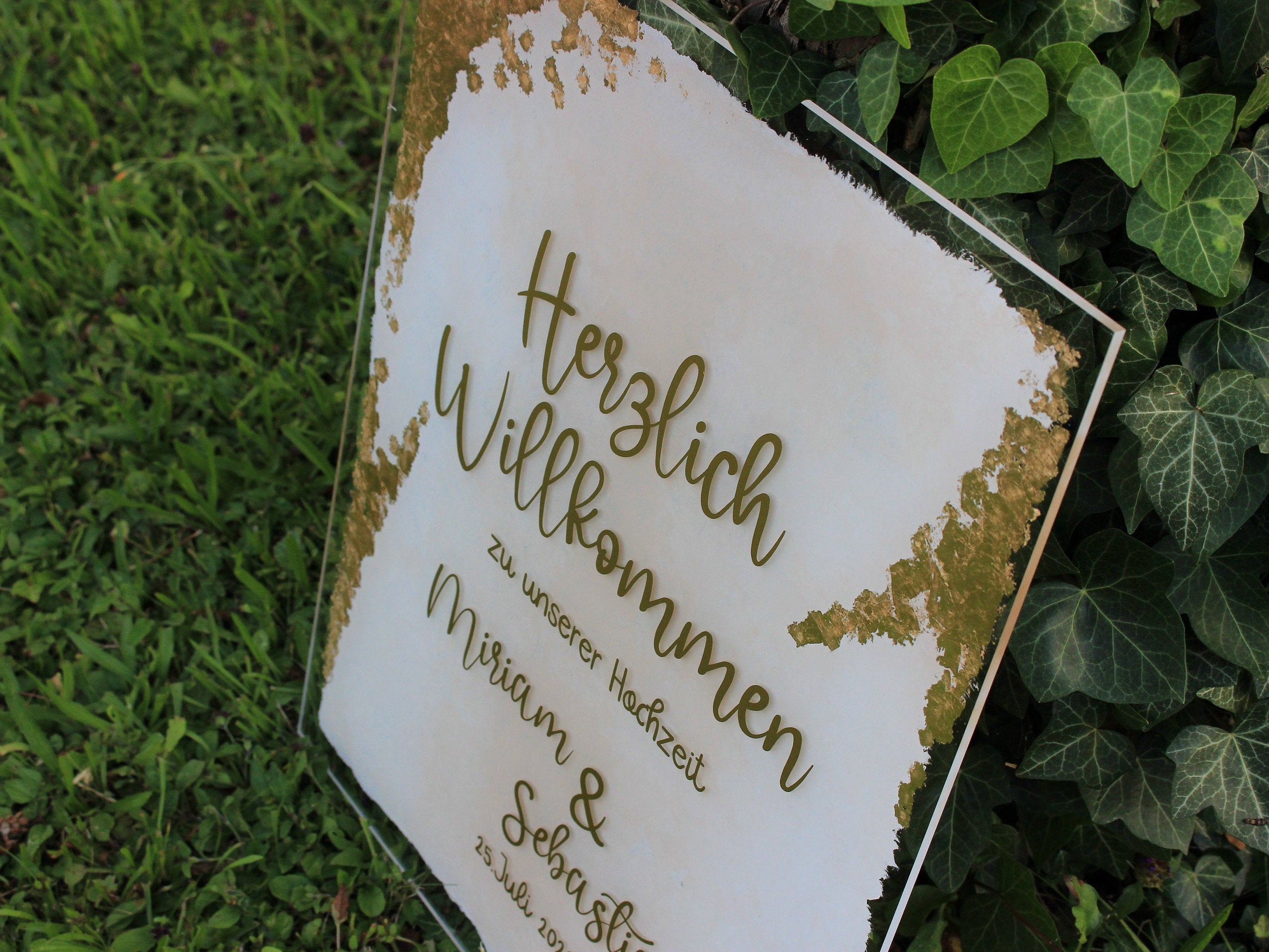 Aufkleber, Schriftzug, personalisiert für Willkommensschild, Sticker Hochzeit, Feiern, Geburtstag, Hennaabend, Verlobung, Trauung