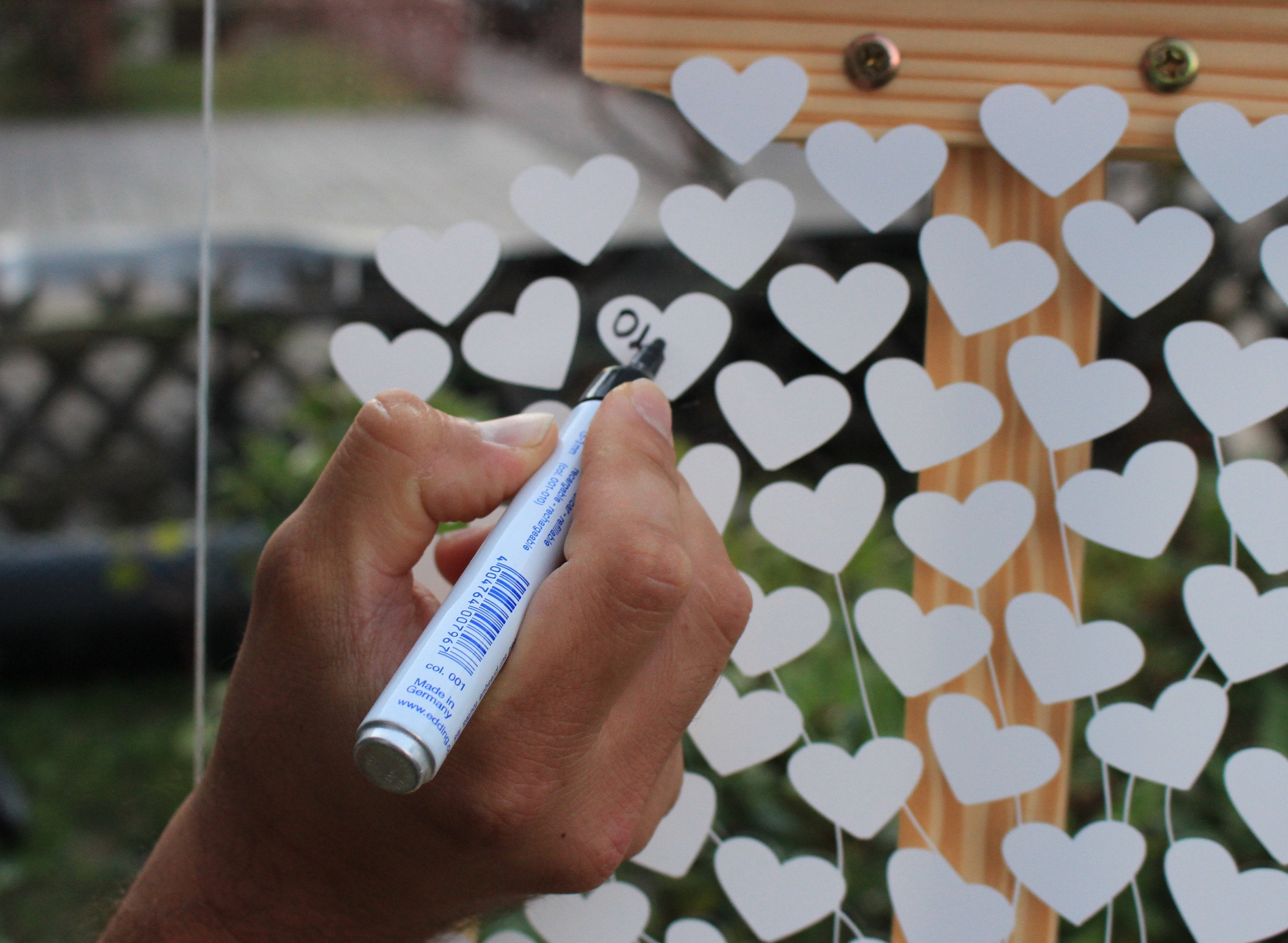 Gästebuch aus Acryl Plexiglas, Aufkleber, Schriftzug, Hochzeit, Feiern, Geburtstag, Hennaabend, Verlobung, Trauung, personalisiert